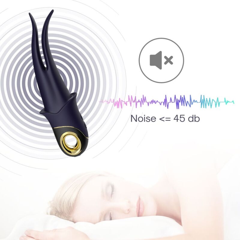 ARMONY - SHADOW VIBRATOR DOUBLE-HEAD TEASING BLUE - NOCTURNA DESIRES