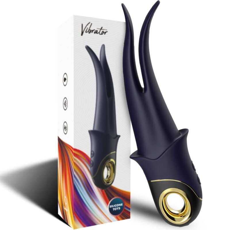 ARMONY - SHADOW VIBRATOR DOUBLE-HEAD TEASING BLUE - NOCTURNA DESIRES