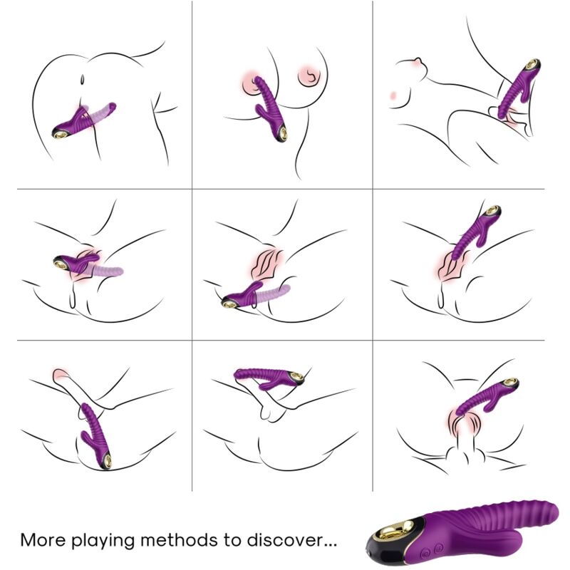 ARMONY - ETERNITY VIBRATOR SILICONE PURPLE - NOCTURNA DESIRES