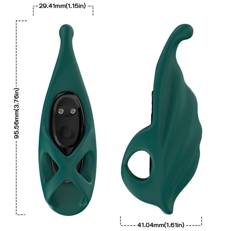 ARMONY - FINGER STIMULATOR & VIBRATOR GREEN - NOCTURNA DESIRES