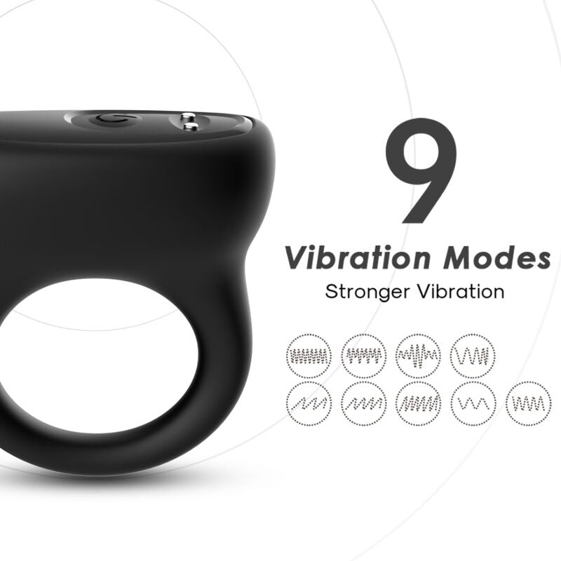 ARMONY - RING VIBRATOR BLACK - NOCTURNA DESIRES