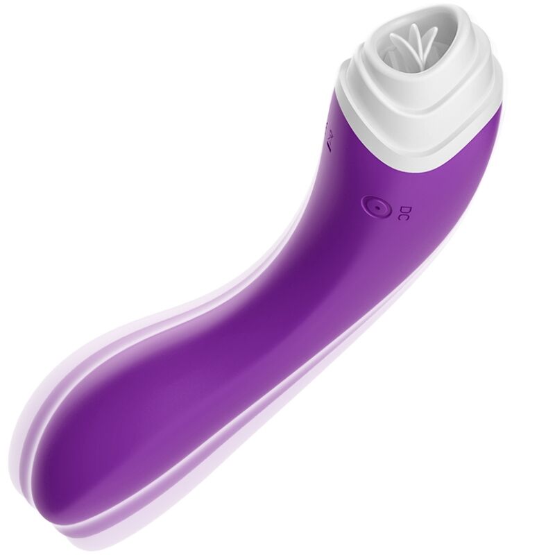 ARMONY - FAIRYLAND LICKING VIBRATING CLIT & VIBRATOR PURPLE - NOCTURNA DESIRES