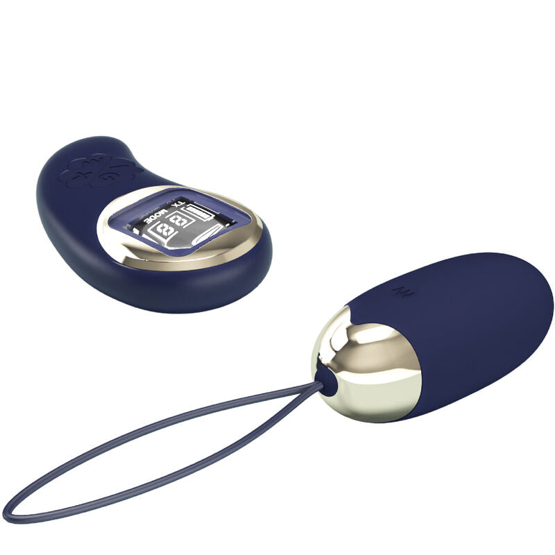 PRETTY LOVE - MINA VIBRATING EGG REMOTE CONTROL BLUE - NOCTURNA DESIRES