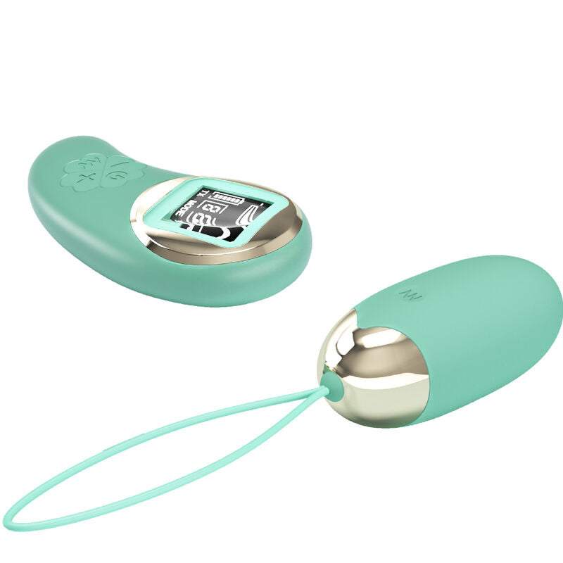 PRETTY LOVE - GREEN REMOTE CONTROL VIBRATING EGG MINE - NOCTURNA DESIRES