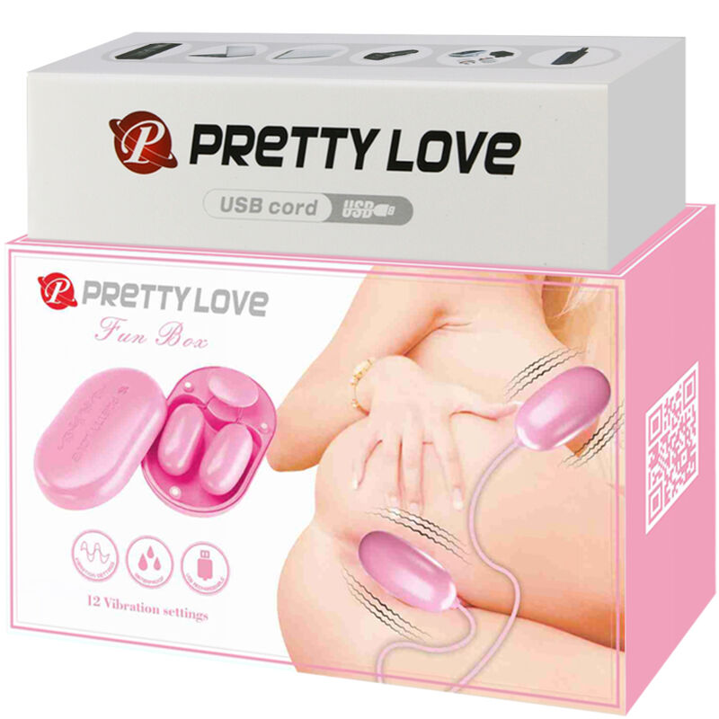 PRETTY LOVE - FUN BOX PINK VIBRATING BULLET - NOCTURNA DESIRES