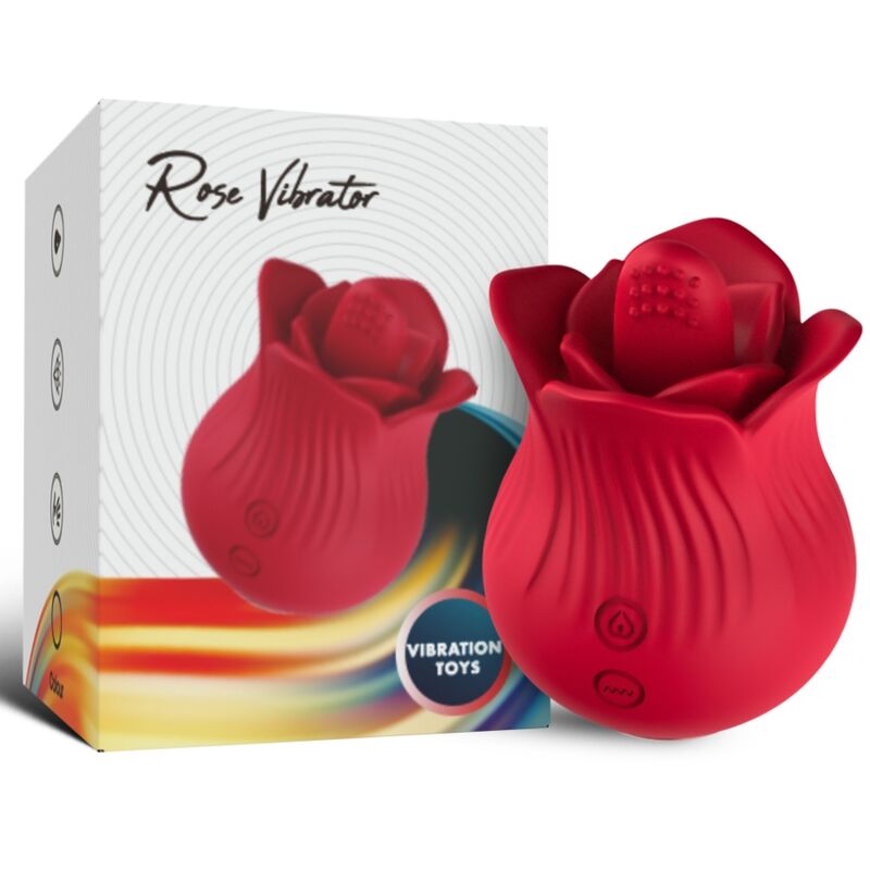 ARMONY - ROSE VIBRATOR & STIMULATOR RED - NOCTURNA DESIRES