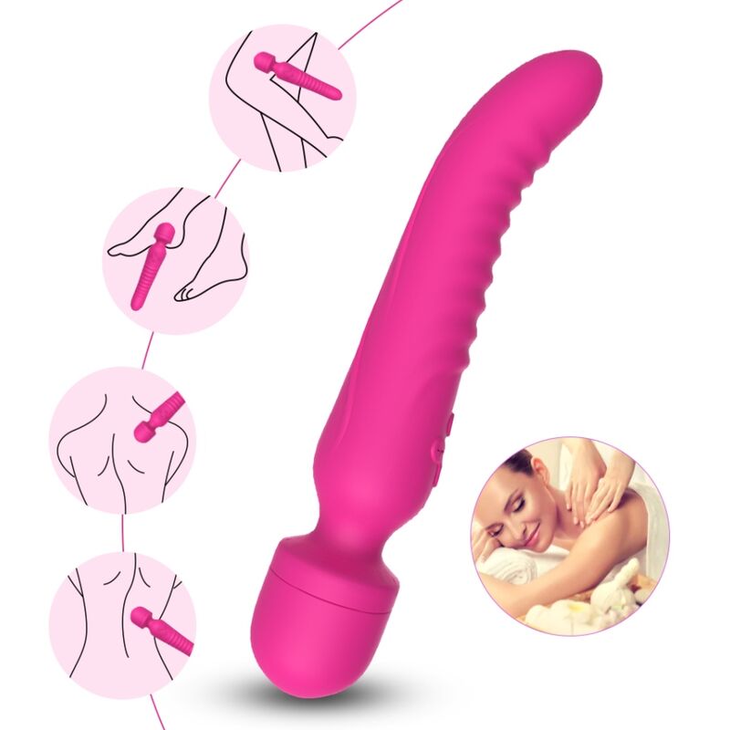 ARMONY - MISSION MASSAGER & VIBRATOR HEAT EFFECT FUCHSIA - NOCTURNA DESIRES