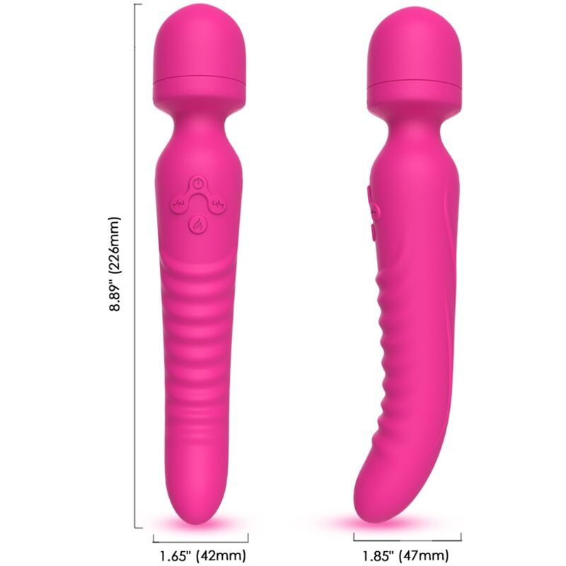 ARMONY - MISSION MASSAGER & VIBRATOR HEAT EFFECT FUCHSIA - NOCTURNA DESIRES