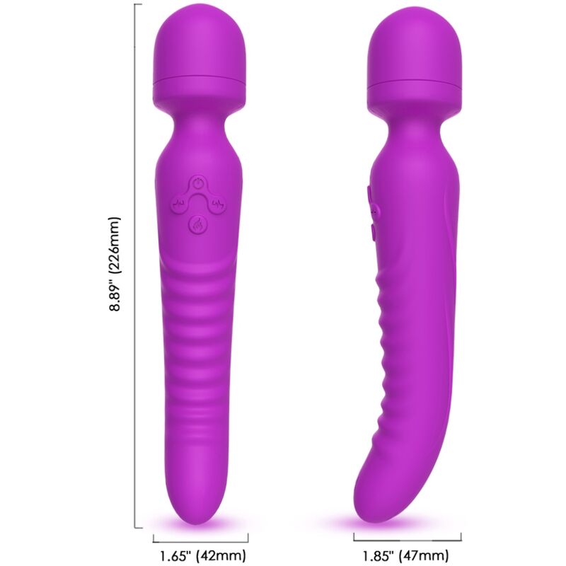 ARMONY - MISSION MASSAGER & VIBRATOR HEAT EFFECT PURPLE - NOCTURNA DESIRES