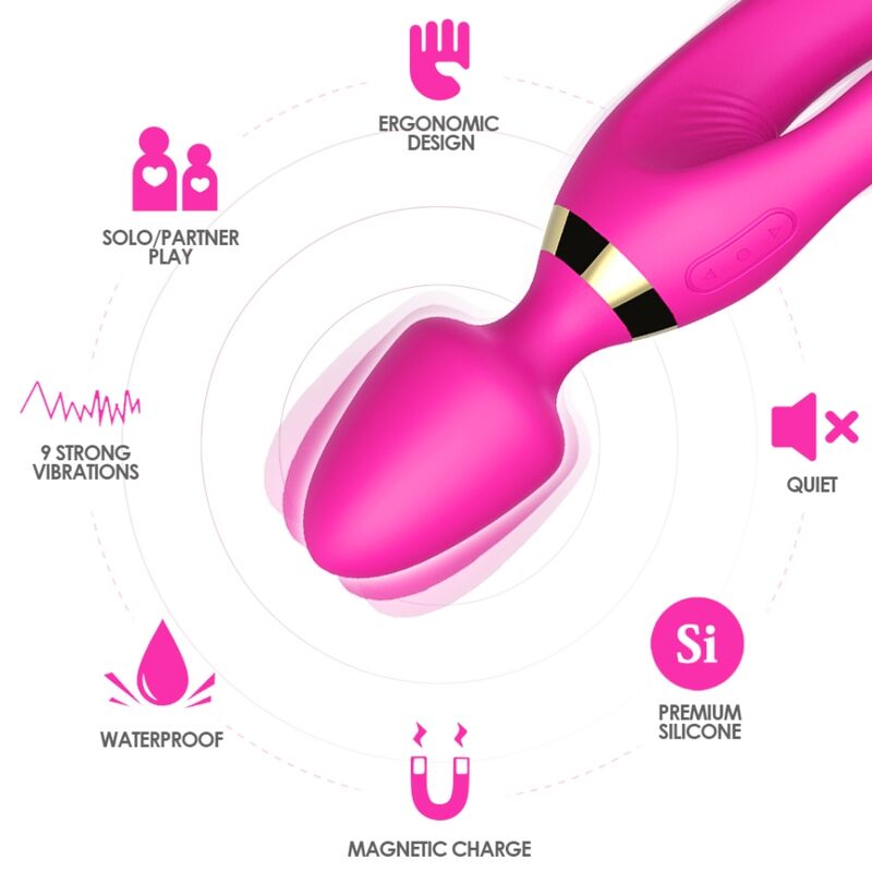 ARMONY - MASSAGER & VIBRATOR RABBIT FUCHSIA - NOCTURNA DESIRES