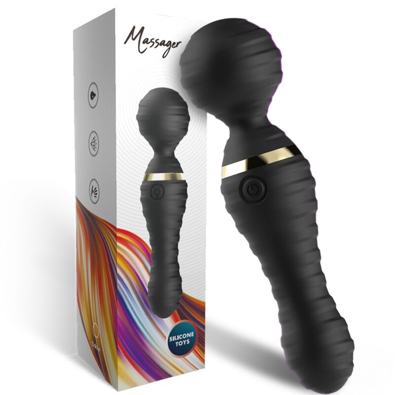 ARMONY - FREEDO MASSAGER & VIBRATOR SMALL BLACK - NOCTURNA DESIRES