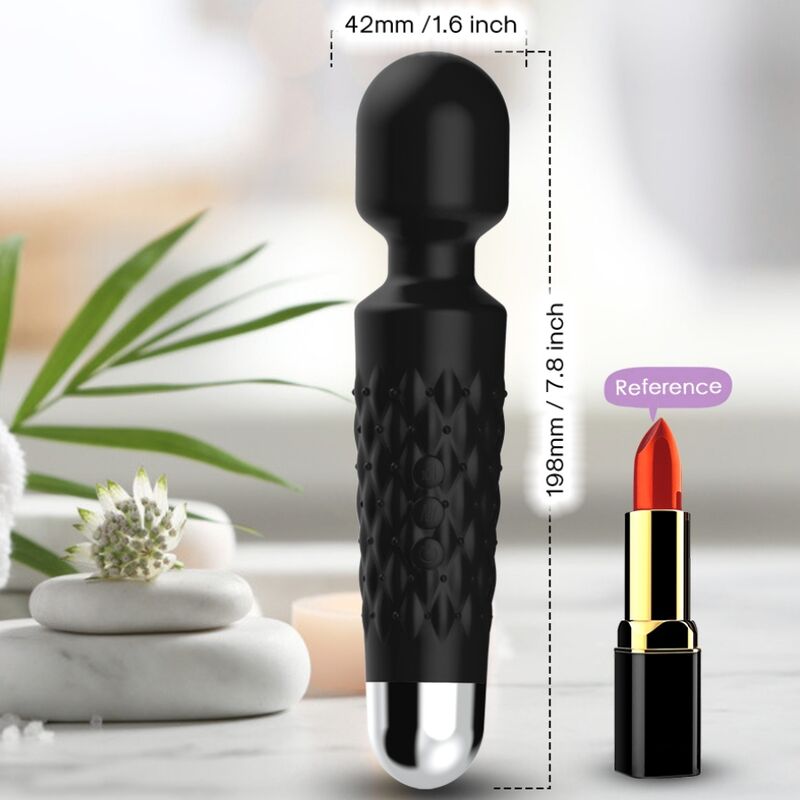 ARMONY - POSTMAN MASSAGER & VIBRATOR SUPER FLEXIBLE HEAD BLACK - NOCTURNA DESIRES