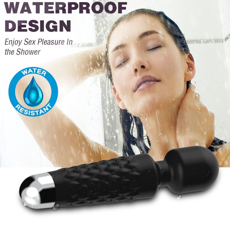 ARMONY - POSTMAN MASSAGER & VIBRATOR SUPER FLEXIBLE HEAD BLACK - NOCTURNA DESIRES