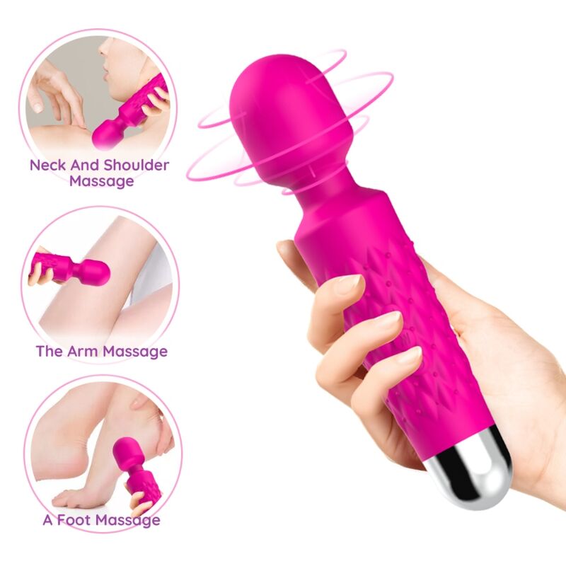 ARMONY - POSTMAN MASSAGER & VIBRATOR SUPER FLEXIBLE HEAD FUCHSIA - NOCTURNA DESIRES