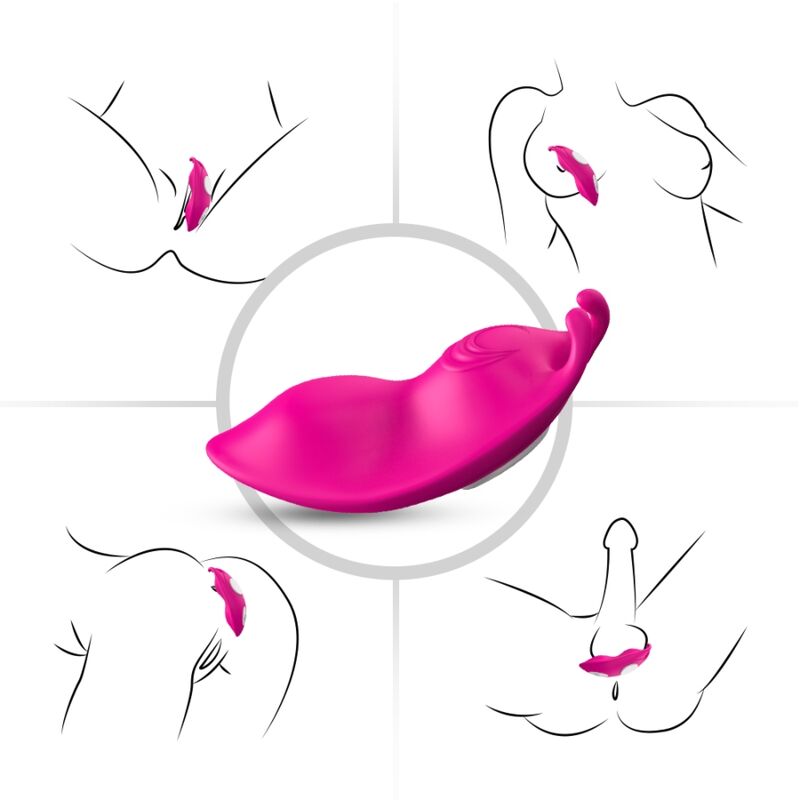ARMONY - HONEYBEE WEARABLE PANTIES VIBRATOR G-SPOT REMOTE CONTROL FUCHSIA - NOCTURNA DESIRES