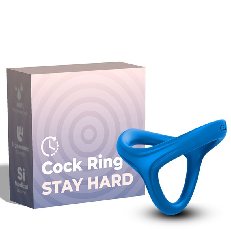ARMONY - TRESOR DOUBLE SILICONE RING BLUE - NOCTURNA DESIRES