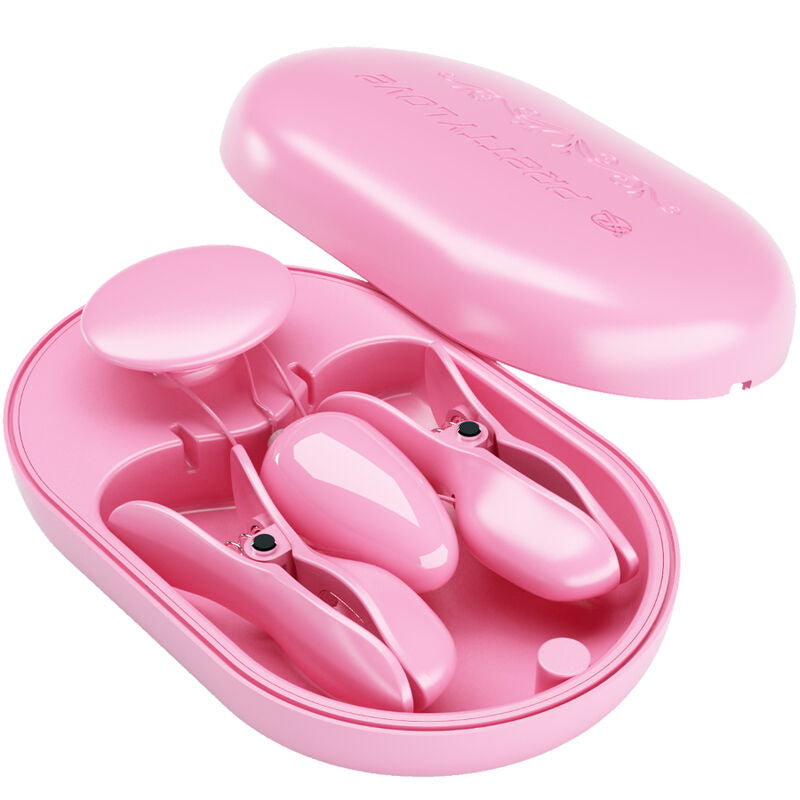 PRETTY LOVE - SURPRISE BOX PINK ELECTRO STIMULATION TWEEZERS - NOCTURNA DESIRES