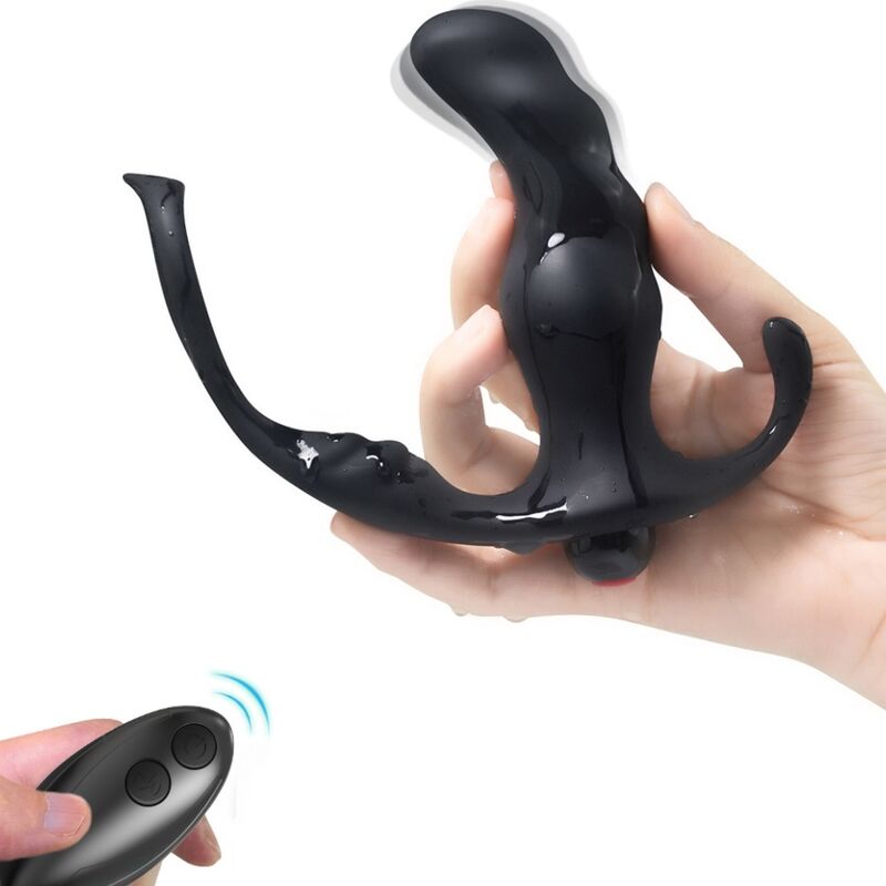ARMONY - KNIGHT VIBRATOR ANAL PROSTATE & RING REMOTE CONTROL BLACK - NOCTURNA DESIRES