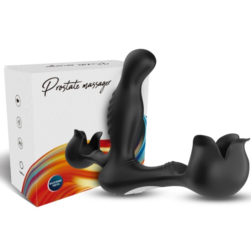 ARMONY - SURROUND VIBRATOR ANAL & STIMULATOR TESTICULOS REMOTE CONTROL BLACK - NOCTURNA DESIRES