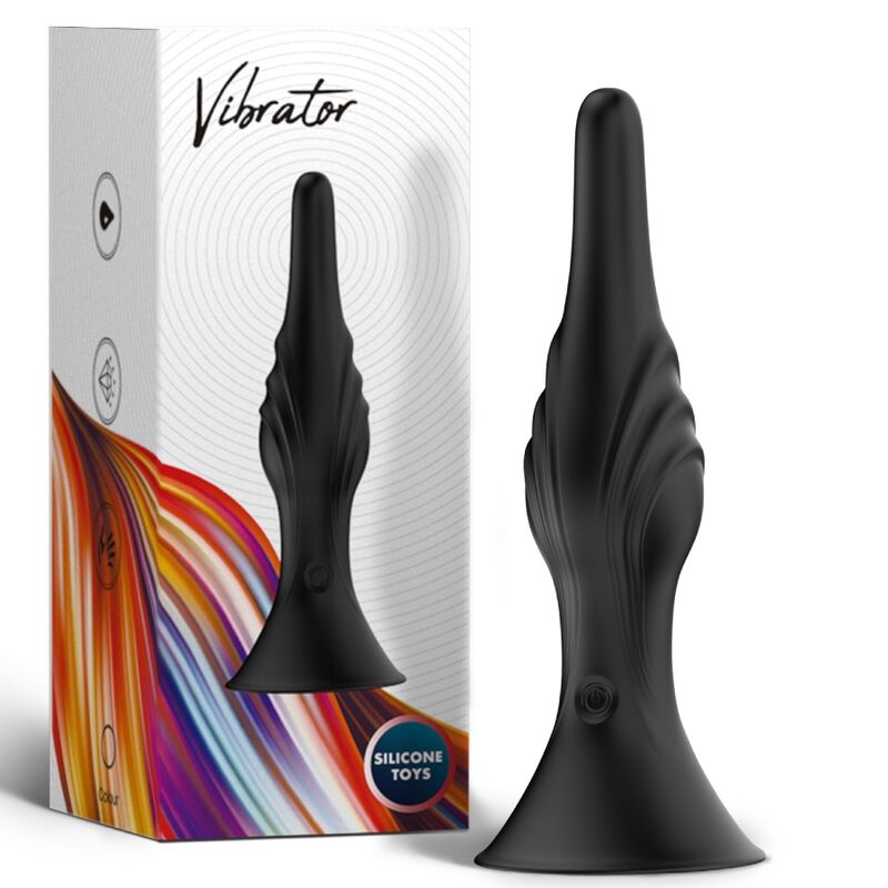 ARMONY - VIBRATOR & ANAL PLUG REMOTE CONTROL BLACK - NOCTURNA DESIRES