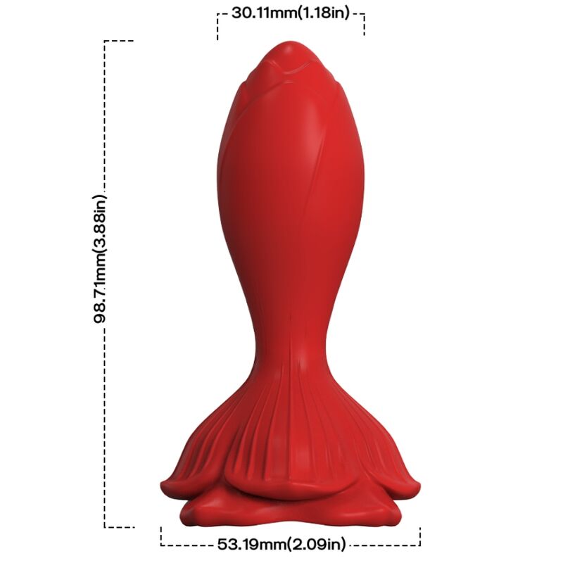ARMONY - PINK VIBRATOR & ANAL PLUG SMALL REMOTE CONTROL RED - NOCTURNA DESIRES
