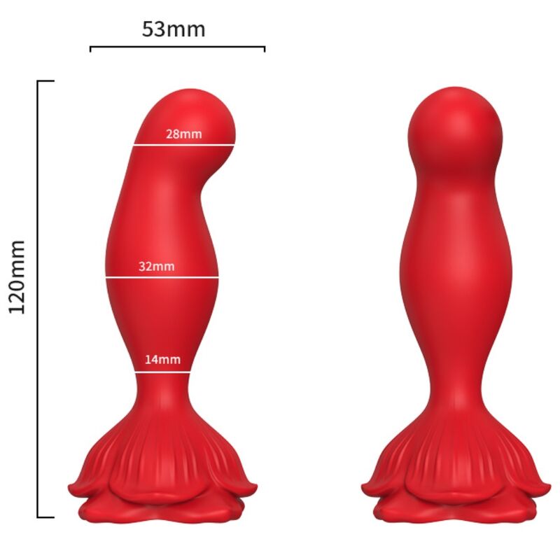 ARMONY - PINK VIBRATOR & ANAL PLUG REMOTE CONTROL RED - NOCTURNA DESIRES