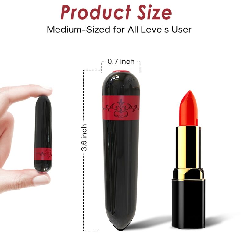 ARMONY - ROCKET VIBRATOR BULLET BLACK - NOCTURNA DESIRES