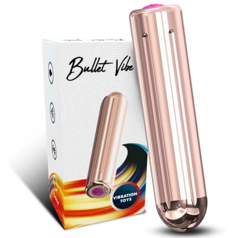 ARMONY - WARHEAD VIBRATOR BULLET GOLDEN 2 CM x 8.8 CM - NOCTURNA DESIRES