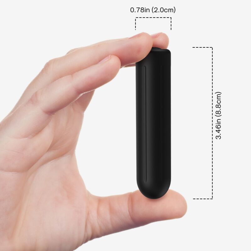 ARMONY - WARHEAD VIBRATOR BULLET BLACK 2 CM x 8.8 CM - NOCTURNA DESIRES