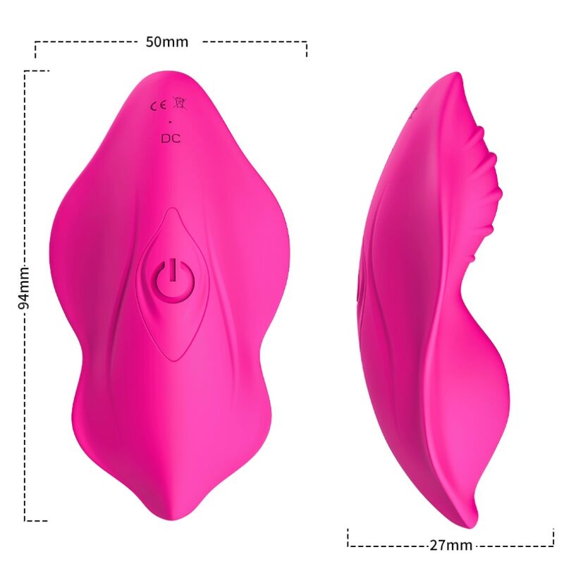 ARMONY - WHISPER WEARABLE PANTIES VIBRATOR REMOTE CONTROL FUCHSIA - NOCTURNA DESIRES