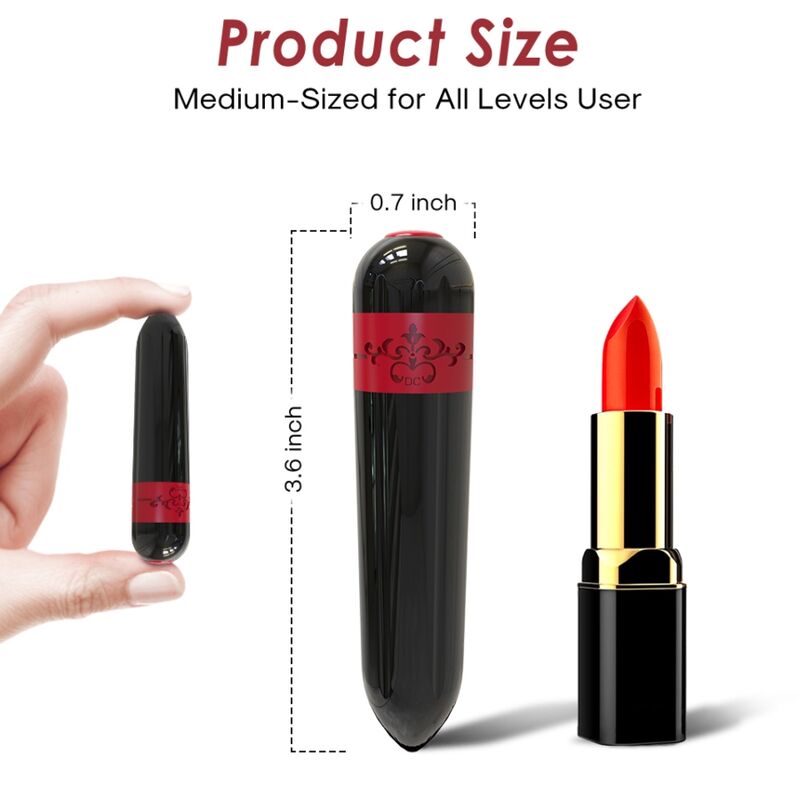 ARMONY - ROCKET VIBRATOR BULLET REMOTE CONTROL BLACK - NOCTURNA DESIRES
