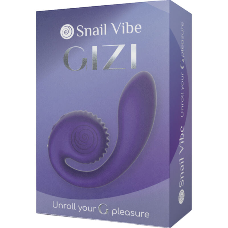 SNAIL VIBE - GIZI DUAL STIMULATOR PURPLE - NOCTURNA DESIRES