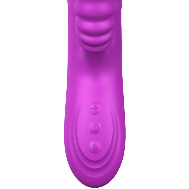 ARMONY - ANGELIA MULTIFUNCTION VIBRATOR DOUBLE TONGUE VIOLET HEAT EFFECT - NOCTURNA DESIRES