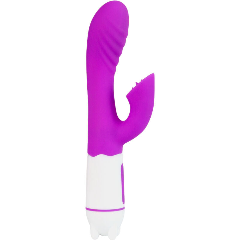 ARMONY - HAPPY VIBRATOR & STIMULATOR WITH VIOLET RECHARGEABLE TONGUE - NOCTURNA DESIRES