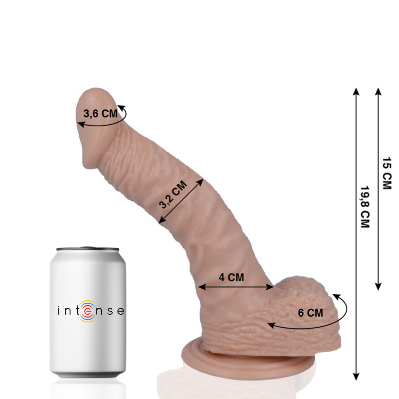 MR INTENSE - 18 REALISTIC COCK 19.8 CM -O- 3.2 CM MR. INTENSE NOCTURNA DESIRES