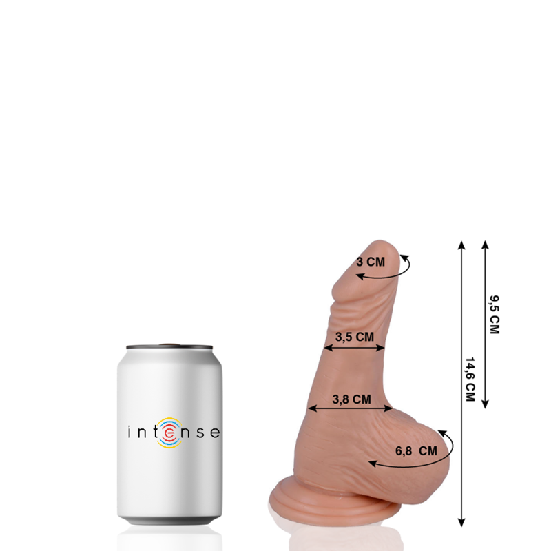 MR INTENSE - 1 REALISTIC COCK 14.6 CM -O- 3.5 CM MR. INTENSE NOCTURNA DESIRES