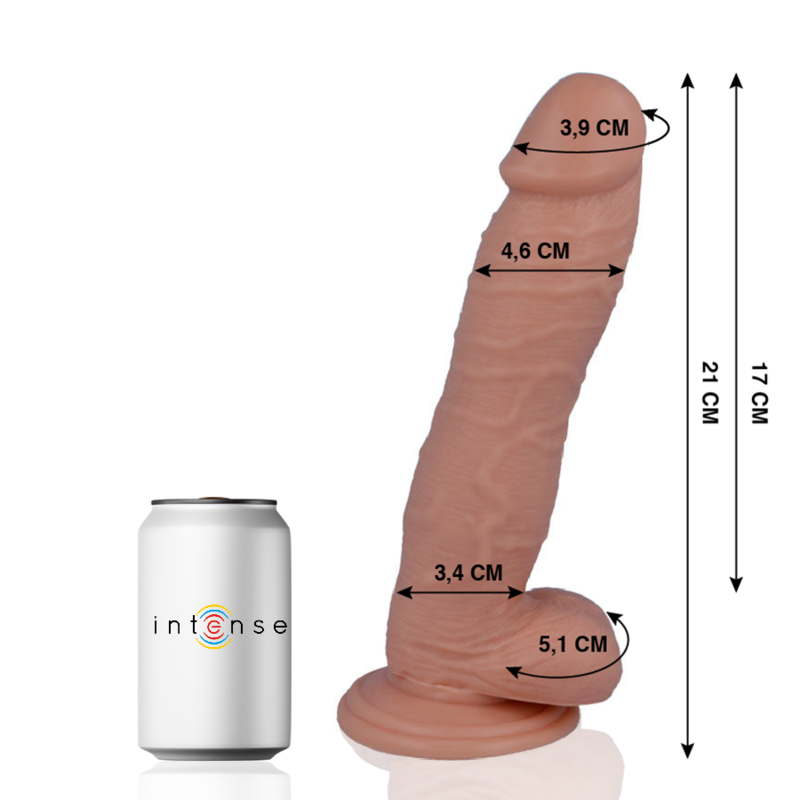 MR INTENSE - 24 REALISTIC COCK 21 CM -O- 4.6 CM MR. INTENSE NOCTURNA DESIRES