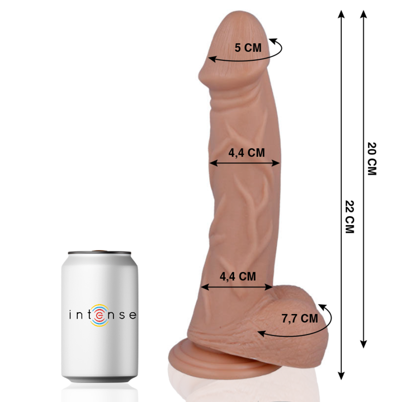 MR INTENSE - 26 REALISTIC COCK 22 CM -O- 4.4 CM MR. INTENSE NOCTURNA DESIRES