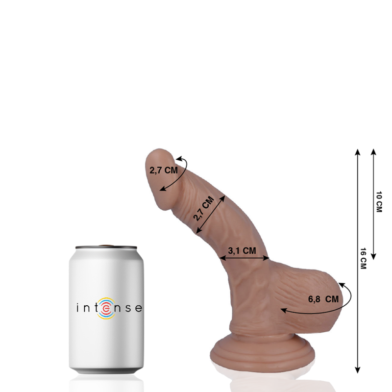 MR INTENSE - 2 REALISTIC COCK 16 CM -O- 2.7 CM MR. INTENSE NOCTURNA DESIRES