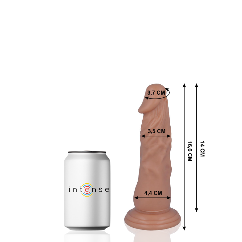 MR INTENSE - 6 REALISTIC COCK 16.6 CM -O- 4.4 CM MR. INTENSE NOCTURNA DESIRES