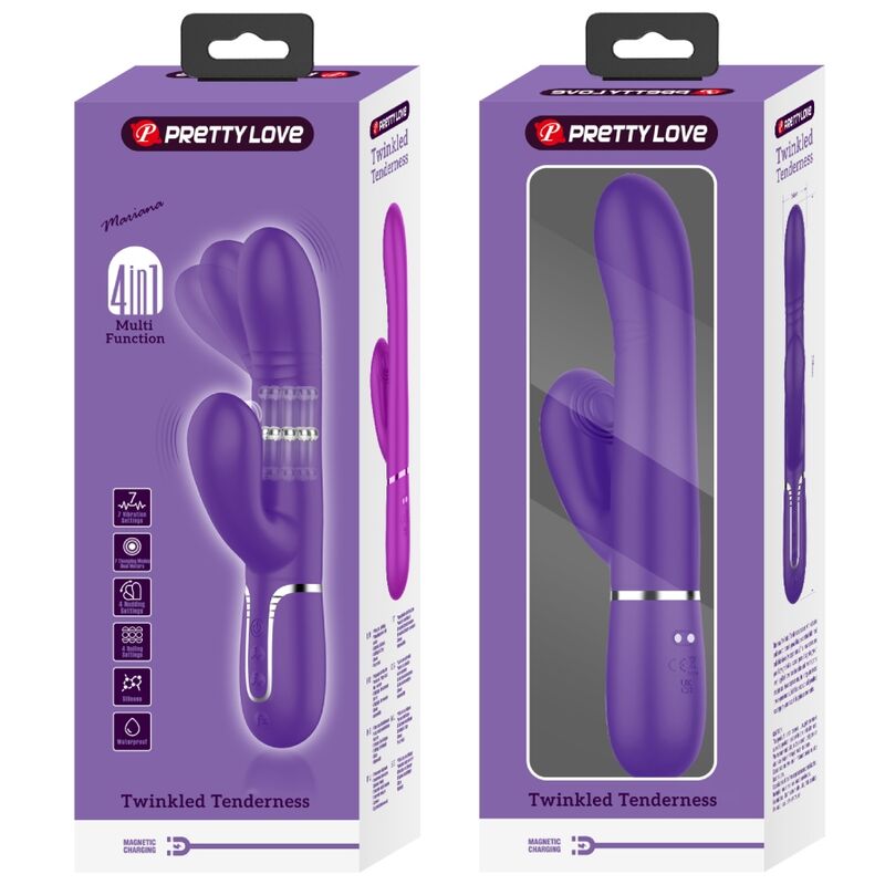 PRETTY LOVE - MULTIFUNCTION G-SPOT VIBRATOR PURPLE - NOCTURNA DESIRES