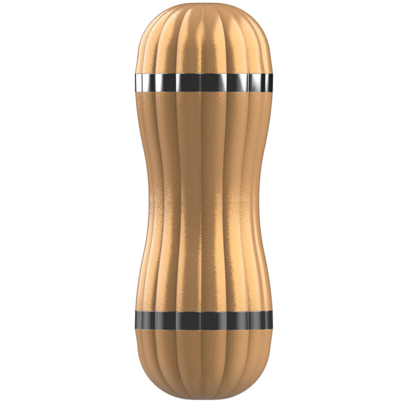 ARMONY - BEVIS DOUBLE MASTURBATOR VAGINA & MOUTH WITHOUT VIBRATION GOLD - NOCTURNA DESIRES