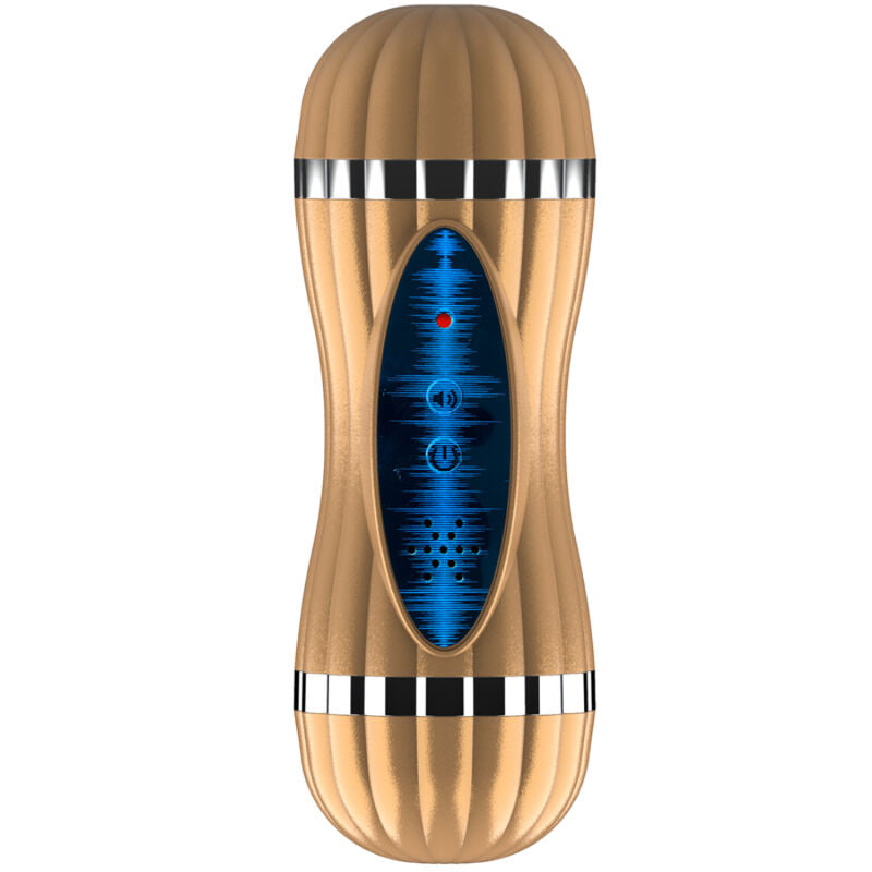 ARMONY - BEVIS DOUBLE MASTURBATOR VAGINA & MOUTH WITHOUT VIBRATION GOLD - NOCTURNA DESIRES
