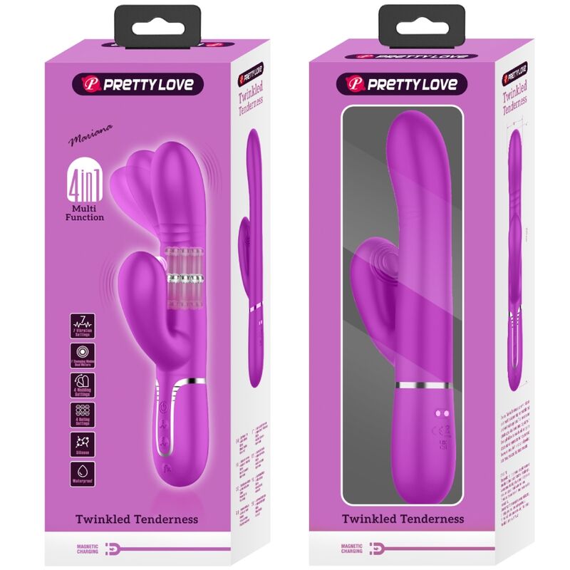 PRETTY LOVE - MULTIFUNCTION G-SPOT VIBRATOR FUCHSIA - NOCTURNA DESIRES