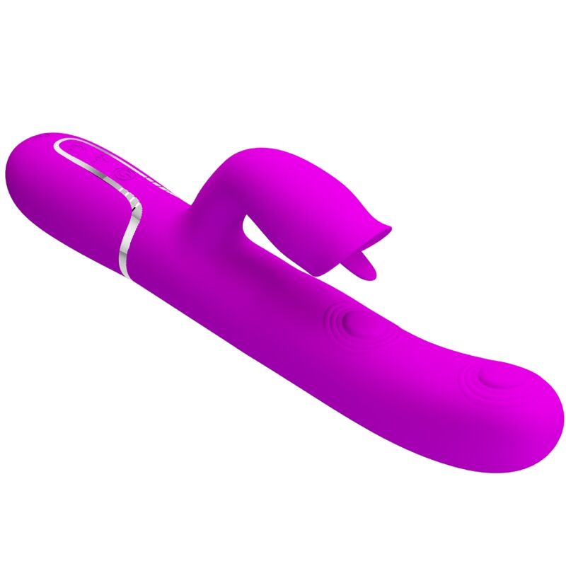 PRETTY LOVE - RABBIT VIBRATOR WITH LICKING FUCHSIA - NOCTURNA DESIRES