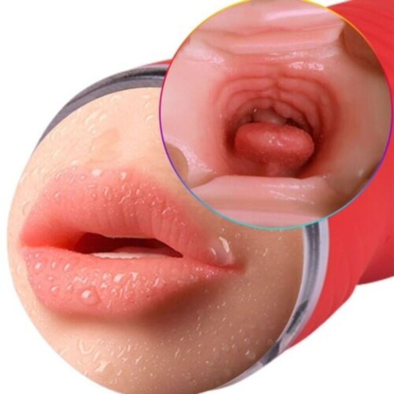 ARMONY - DOUBLE VAGINA & MOUTH RED MASTURBATOR - NOCTURNA DESIRES