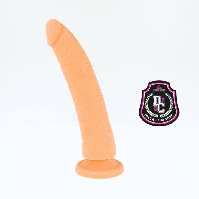 DELTA CLUB - TOYS NATURAL DILDO MEDICAL SILICONE 20 CM -O- 4 CM - NOCTURNA DESIRES