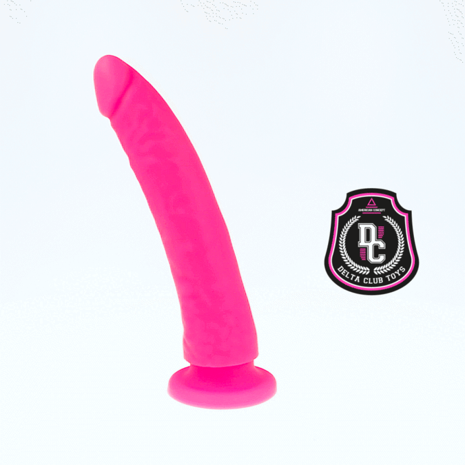 DELTA CLUB - TOYS PINK DILDO MEDICAL SILICONE 20 CM -O- 4 CM - NOCTURNA DESIRES