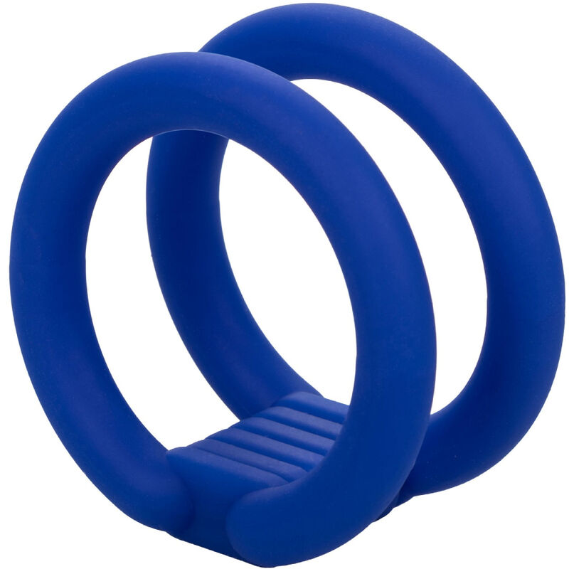 CALEXOTICS - ADMIRAL DUAL COCK CAGE BLUE - NOCTURNA DESIRES