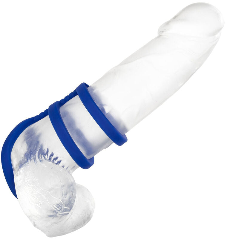 CALEXOTICS - ADMIRAL TRIPLE COCK CAGE BLUE - NOCTURNA DESIRES